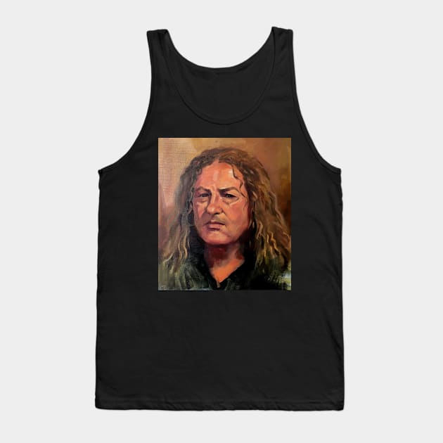 Portrait of Mick ~ oil painting Tank Top by rozmcq